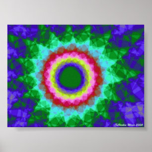 Glasruta, fastsatt poster