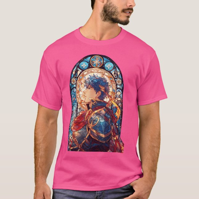 Glasruta, fastsatt t shirt (Framsida)