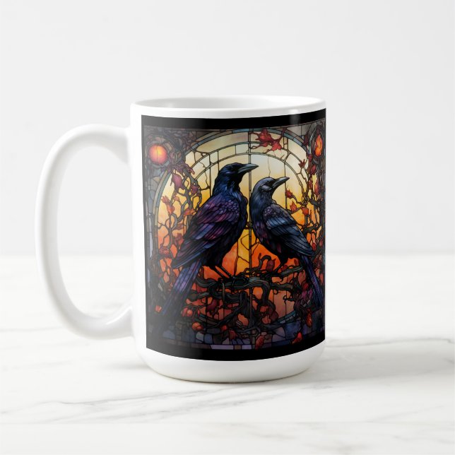 Glasrutor, fastsatt kaffemugg (Vänster)