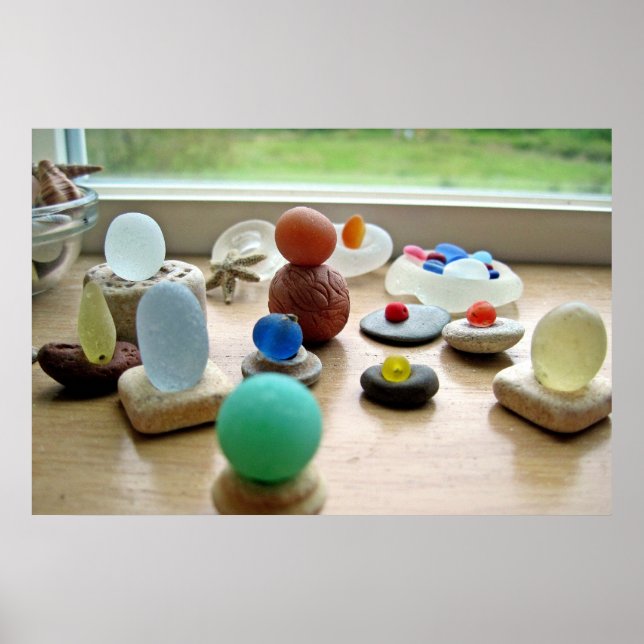 Glasrutor, havs poster (Framsidan)