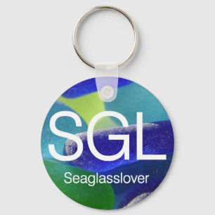 Glass älskare Keychain för hav Nyckelring