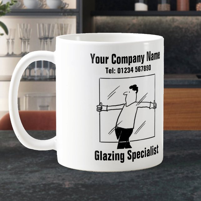 Glass and Glazing Company. Glaziers Kaffemugg (Skapare uppladdad)