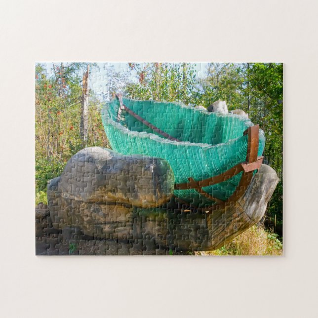 Glass Ark Bavarian Niederbayern. Jigszle Puzzle Pussel (Horisontell)