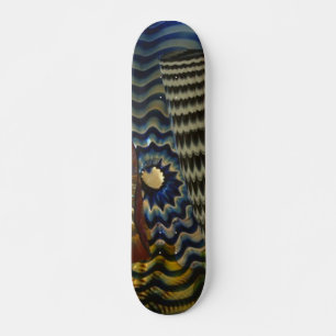 Glass Art Skateboard Bräda 20,5 Cm