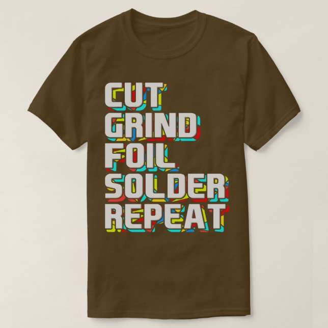 Glass Artist Crawing Glass Painters Art T Shirt (Design framsida)