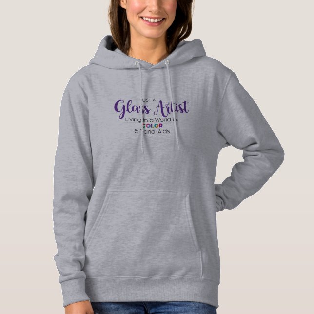 Glass Artist T-Shirt Hoodie (Framsida)