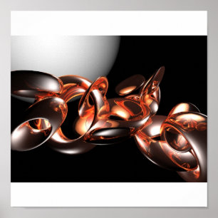 Glass Asteroids Poster