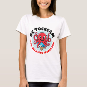 Glass av bläckfisk t shirt