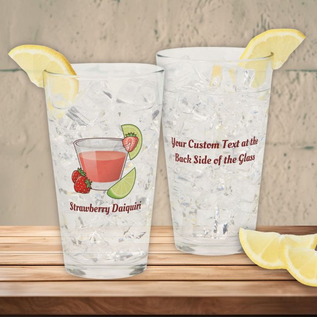 Glass av jordgubberry Daiquiri Glaskopp (Skapare uppladdad)