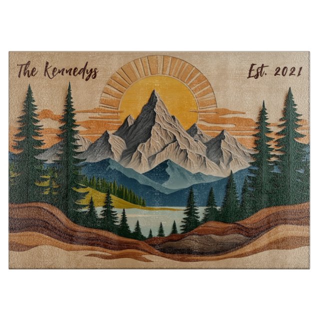 Glass av Personlig i bergsområden (Framsidan)