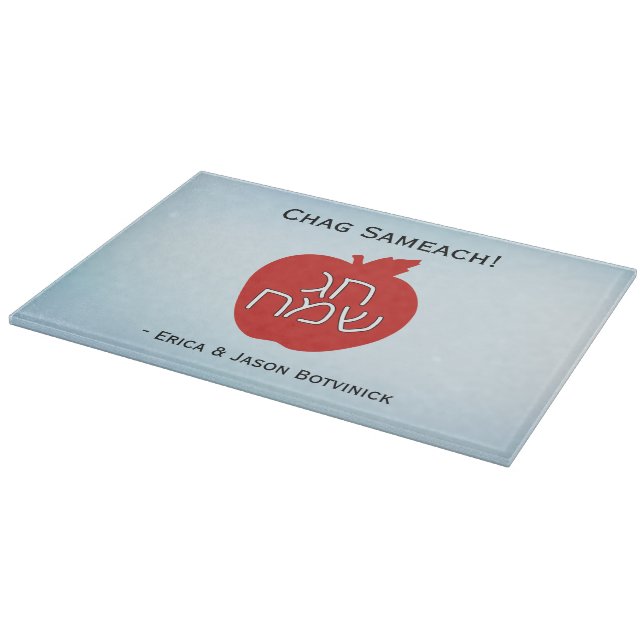 Glass av rödhag-sameach-äpple (Hörn)