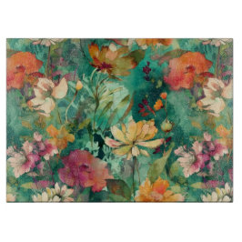 Glass av skalet, korallen och Mauve Modern Art Gla