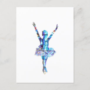 Glass Ballerina Vykort