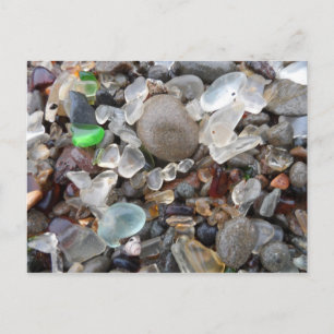 Glass Beach-Fort Bragg, CA Vykort