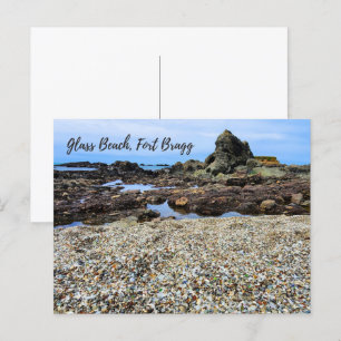 Glass Beach Fort Bragg California Vykort