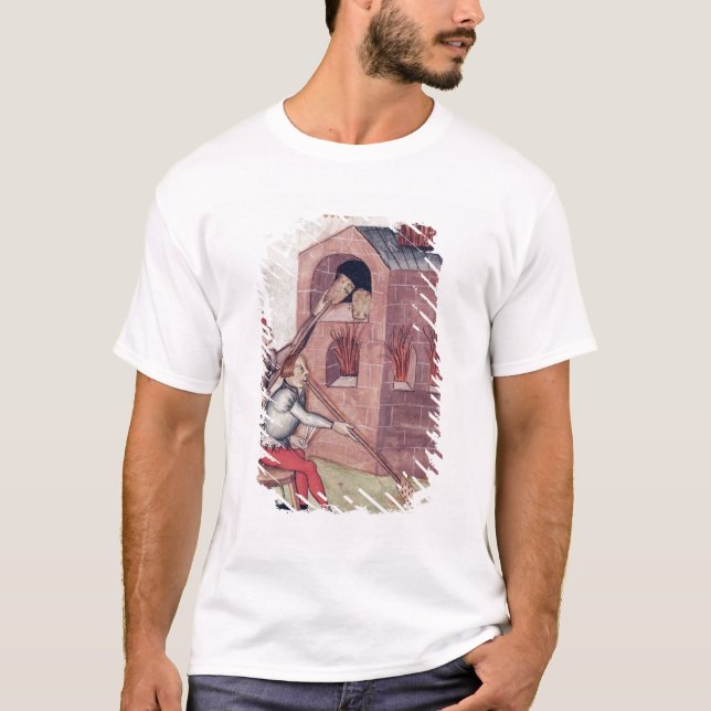 Glass blåsare, från 'Tractatus de Herbis' Tee (Framsida)