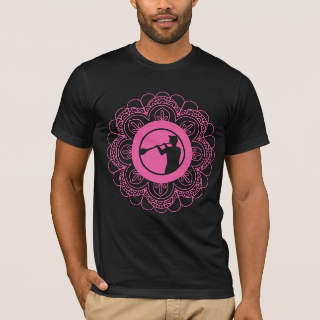 Glass Blower Mandala-yrket Glass Blowing Art T Shirt (Framsida)