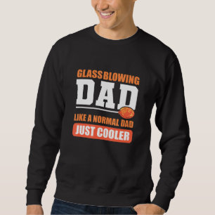 Glass Blowing Pappa Glassblower Lång Ärmad Tröja