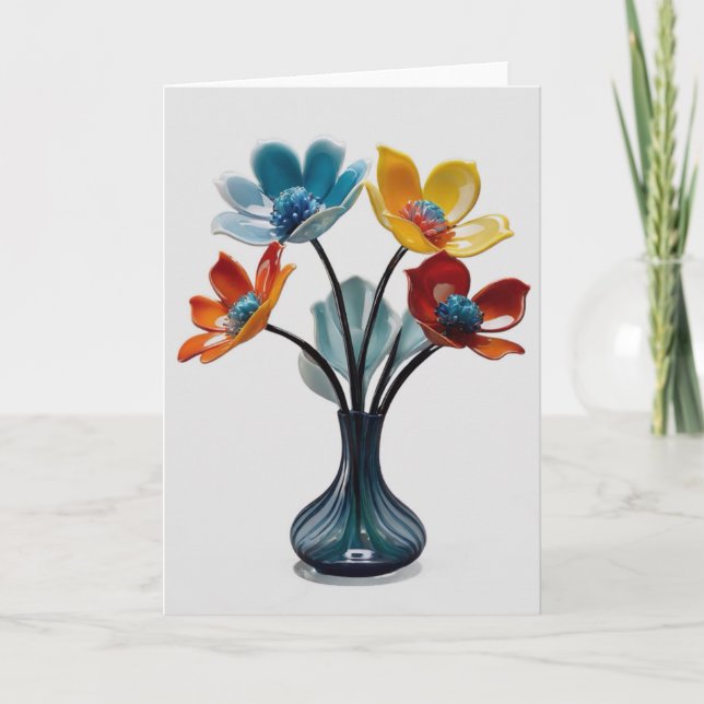 Glass Bouquet Kort (Framsida)