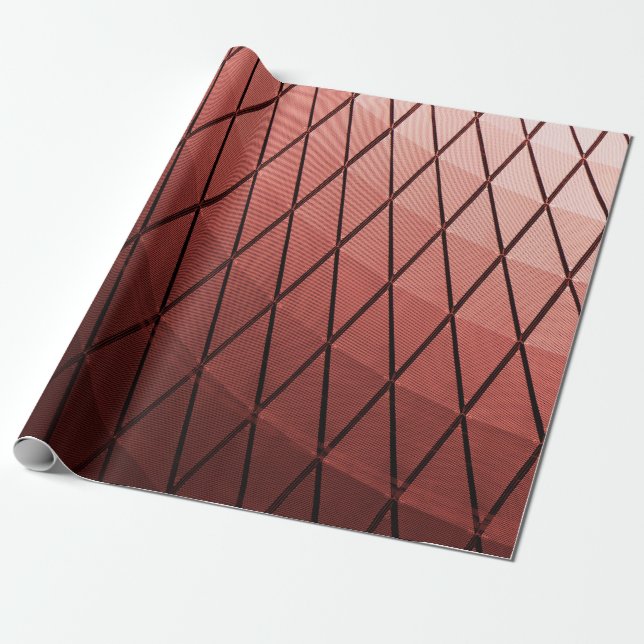 GLASS BYGGNAD WINDOW PRESENTPAPPER (Utrullad)