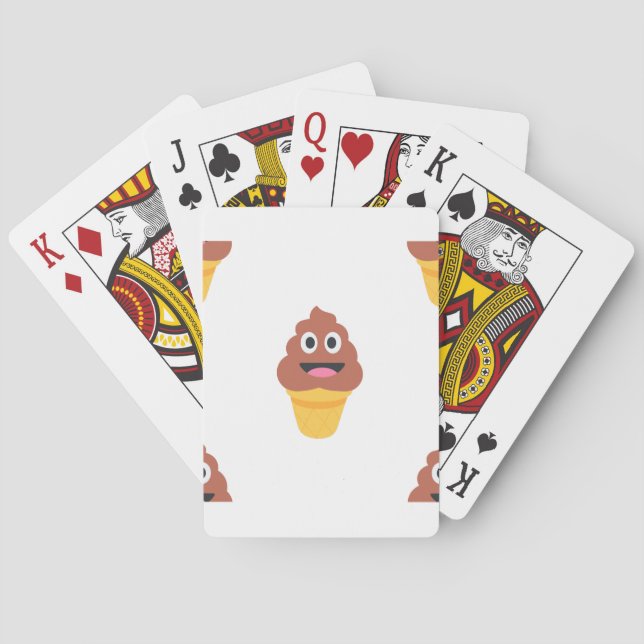 glass cone poo emoji casinokort (Baksidan)