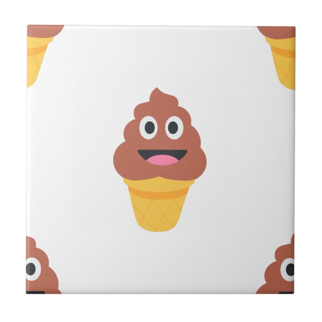 glass cone poo emoji kakelplatta (Framsidan)