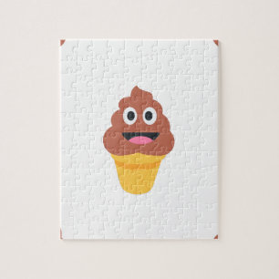 glass cone poo emoji pussel