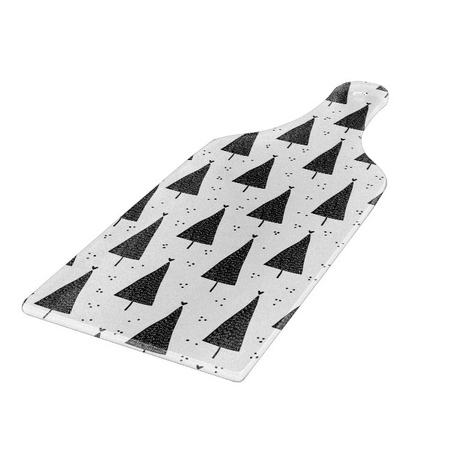 Glass Cutting Board - Christmas Pattern (Hörn)