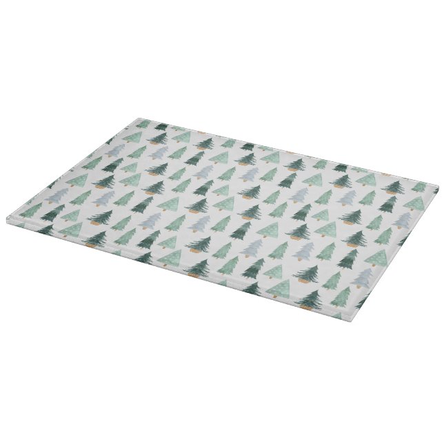 Glass Cutting Board - Christmas Pattern (Hörn)