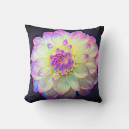 Glass Dahlia Pillow Kudde