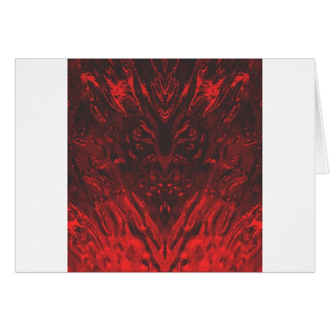 GLASS DEMON HÄLSNINGSKORT (Framsidan Horizontal)