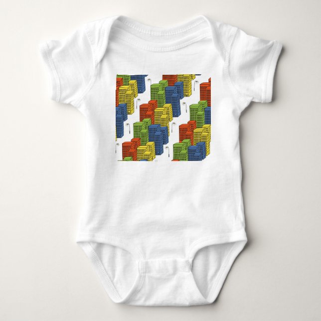 Glass Flaskor, Abstrakt Mönster Design. T Shirt (Framsida)