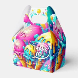 glass födelsedagsfest presentaskar