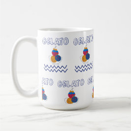 Glass från gelatin kaffemugg