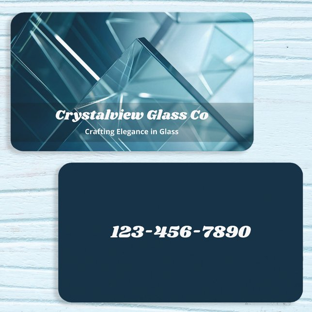 Glass Glassworks Visitkort (Glass Company Visiting Cards)