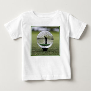 Glass Golf Boll med Golf Player inuti. T Shirt