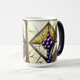 Glass Grapes and Wheat Coffee Mug Magisk Mugg