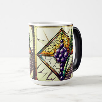 Glass Grapes and Wheat Coffee Mug Magisk Mugg