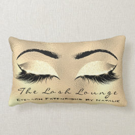 Glass Guld Glitter Namn Makeup Lash Lumbarkudde