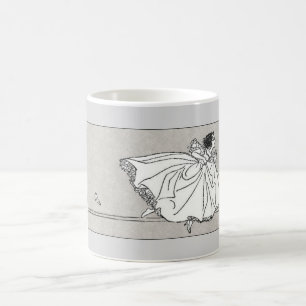 Glass häftklammermatarevintageCinderella mugg