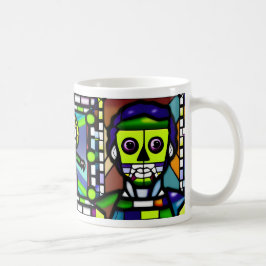 Glass Halloween Zombie Mugg