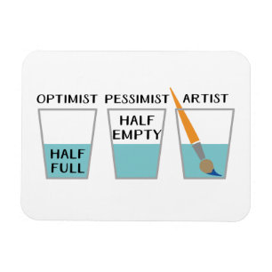 Glass halvfulla roliga Meme Magnet