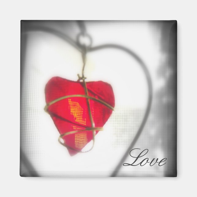 Glass Heart Magnet (Framsidan)