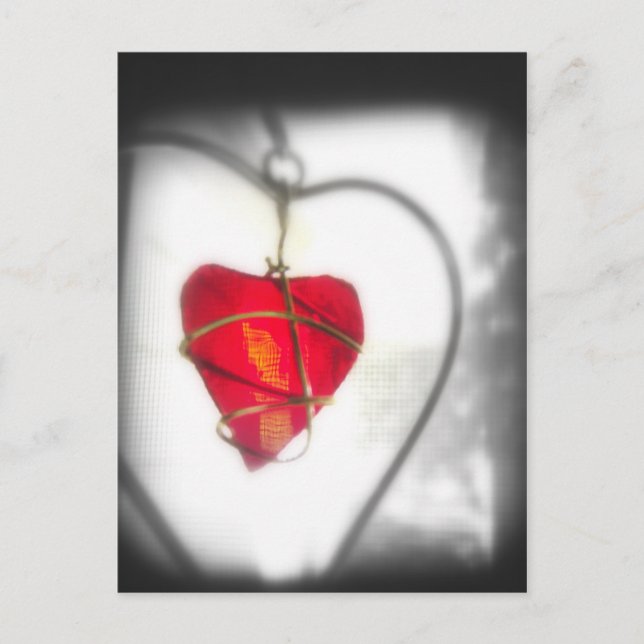Glass Heart-vykort Vykort (Framsida)
