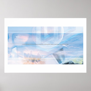 Glass Himlar Poster
