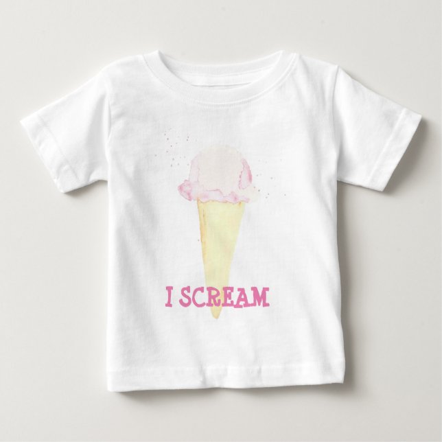 glass i skrikskor, bodydräkt av baby tee (Framsida)
