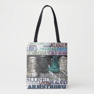 Glass Insulator Tote Bag Livsmedel Tote Tygkasse