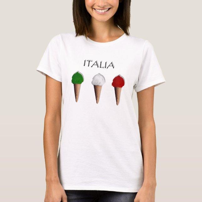 Glass - italiensk Gelati italienkultur Tee (Framsida)