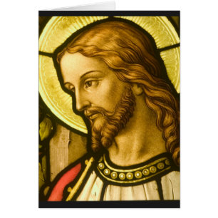 Glass Jesus Kristus OBS Kort