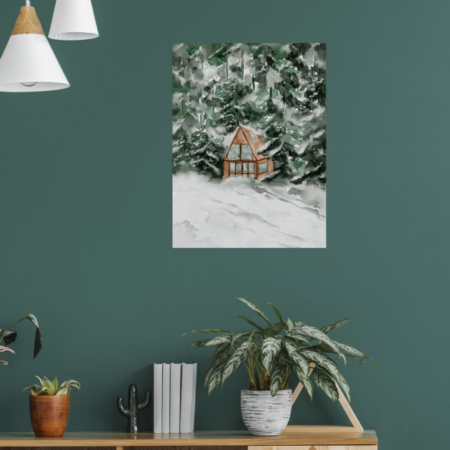 Glass konst från glassgårdsmuren poster (Vardagsrum 1)